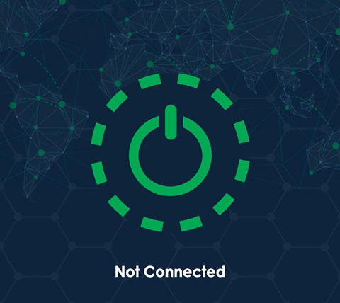 OnionVPN connect step 1, tap on button to connect to VPN